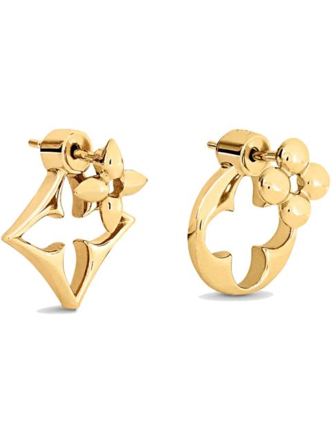 Louis Vuitton LV Flowergram Earrings Gold