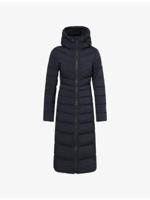 Clair Long Nylon-Down Coat