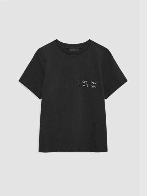 Shelley Tee I See You I Love You - Black
