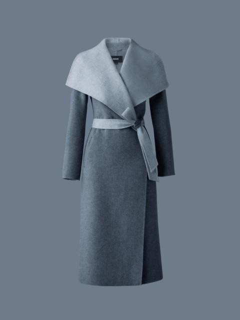 MAI-CN Double-face wool wrap coat