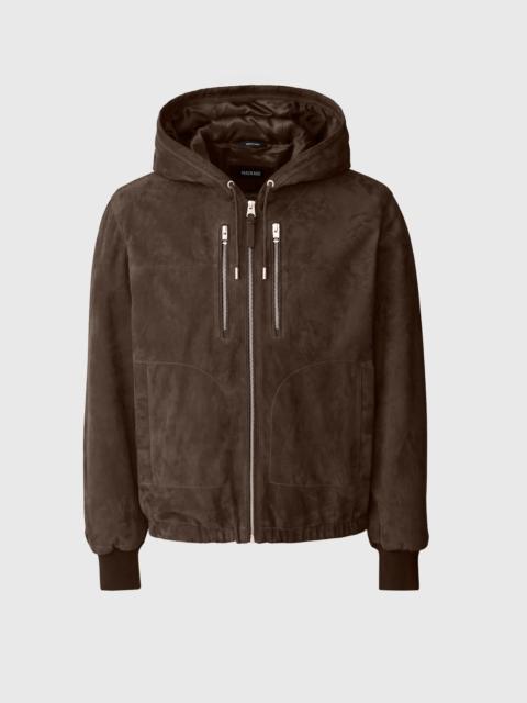 SYLAS-SU Suede Hooded Jacket
