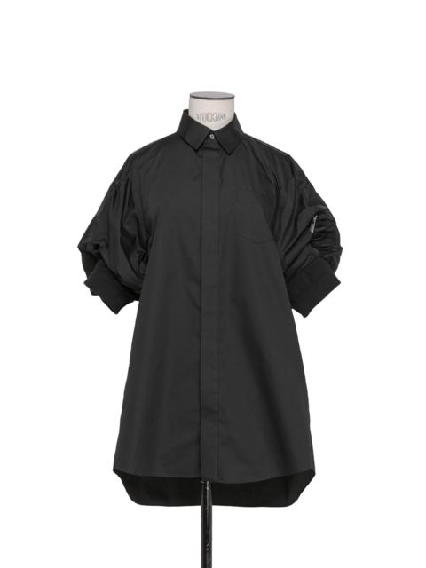 Cotton Poplin x Nylon Twill Dress