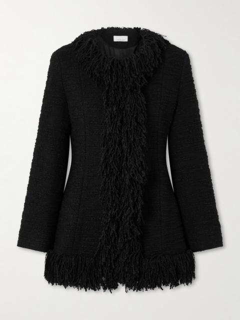 Banker Fringed Wool-blend Bouclé-tweed Jacket