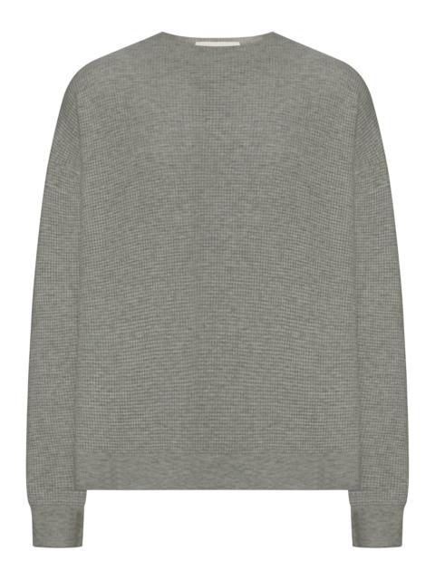 SIGNATURE WAFFLE 90S CREWNECK SWEATER