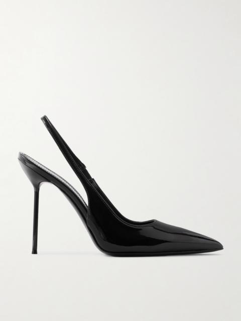 Lidia Patent-leather Slingback Pumps