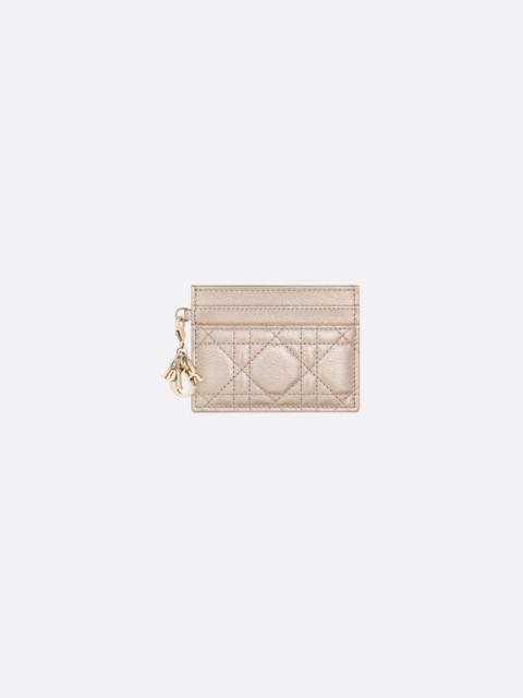 Lady Dior Freesia Card Holder