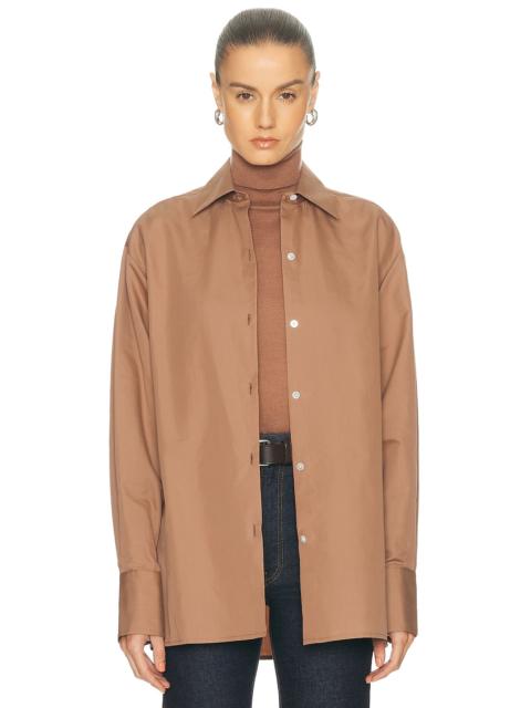 Cotton Silk Button Up Top