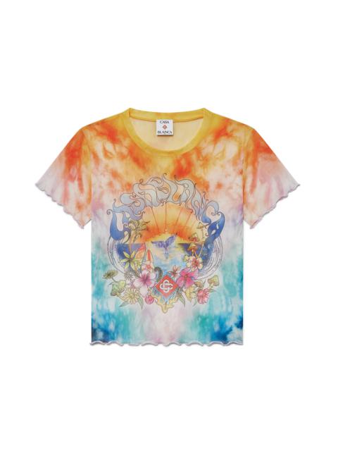 Surf Trip Tie Dye Mesh T-Shirt | Casablanca Paris