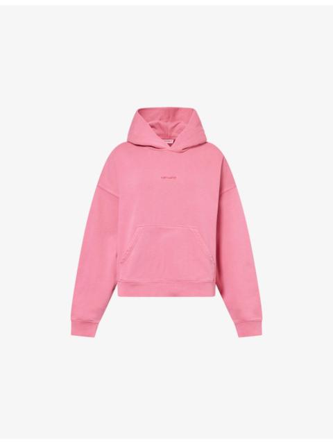 Benton Logo-Embroidered Cotton Hoody