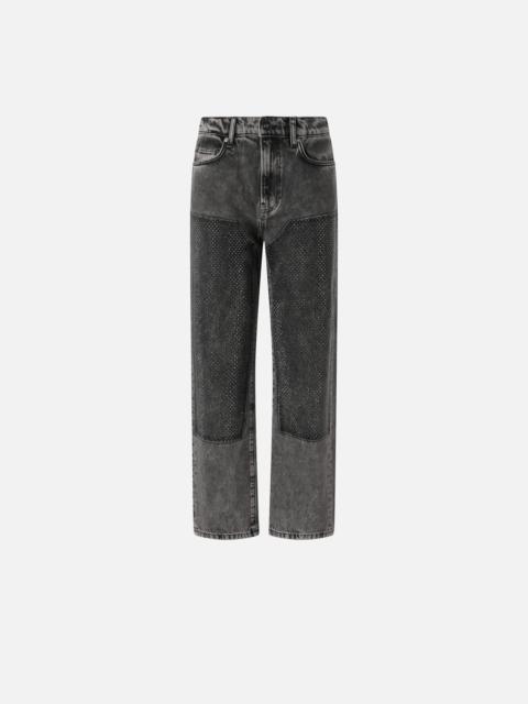 LOOSE-FIT JEANS WITH MINI STUDS