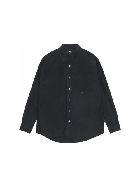 Stussy Classic L/S Sprayed Shirt Blue
