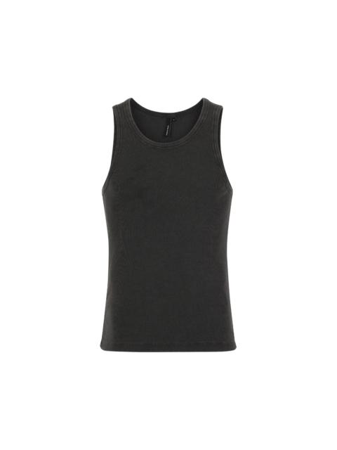 ARCHIVE RIB TANK WASHED BLACK