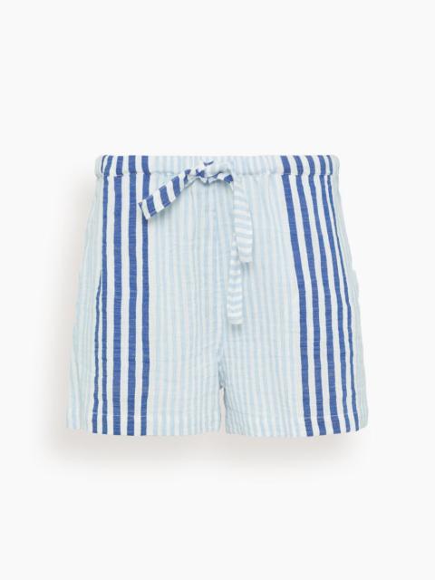 Safia Shorts in Shemizi Blue