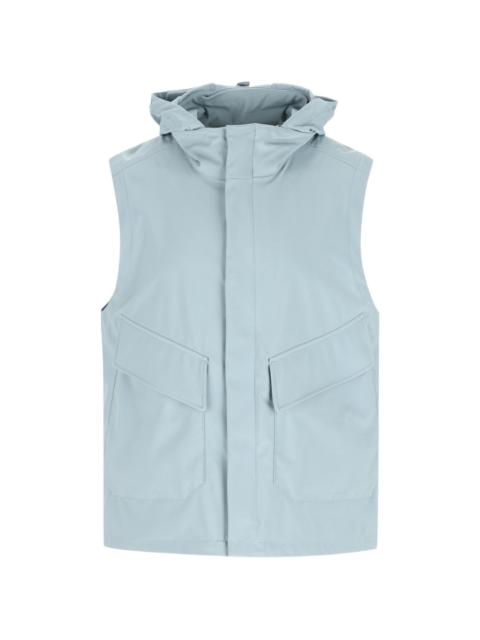 hooded gilet