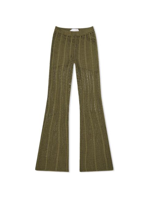 Dion Lee Open Crochet Flared Trousers