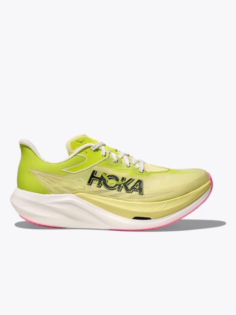 Rocket X 3 Shoes in Sunlight/Neon Hoka Citrus