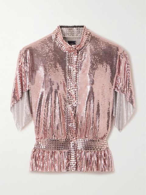 Pleated Chainmail Blouse