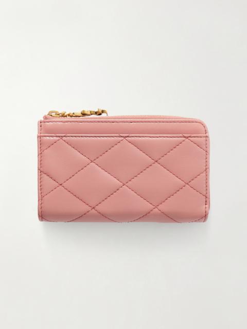 Quilted Leather Wallet
