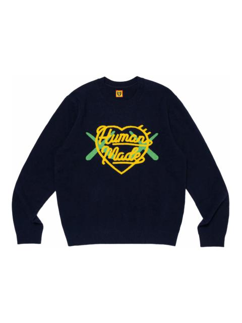 Human Made x KAWS Knit Sweater Navy