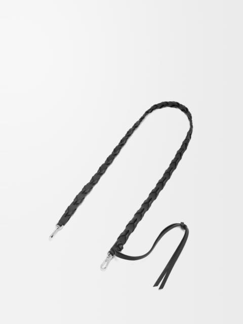 Thin braided strap in classic calfskin