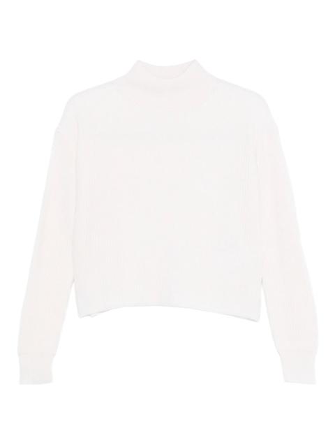 Max Mara Studio Ribbed Mock-neck Sweater