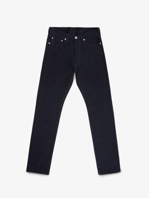 IH-888S-142IB 14OZ SELVEDGE DENIM RELAXED TAPERED CUT  JEANS - INDIGO/BLACK