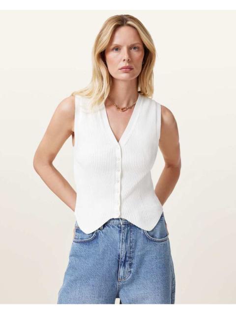 CRUZ RIBBED KNITTED WAISTCOAT