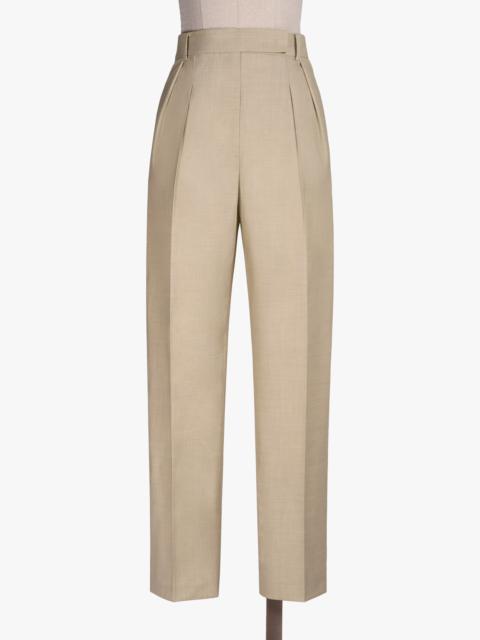 FINALE Mélange wool trousers