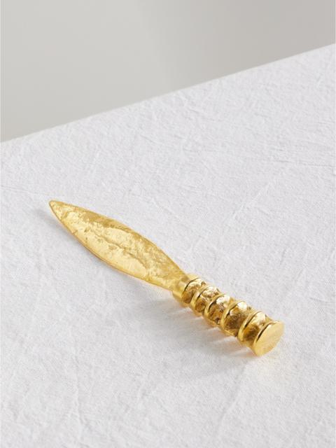 The Totemic Devotion Recycled Gold-plated Butter Knife