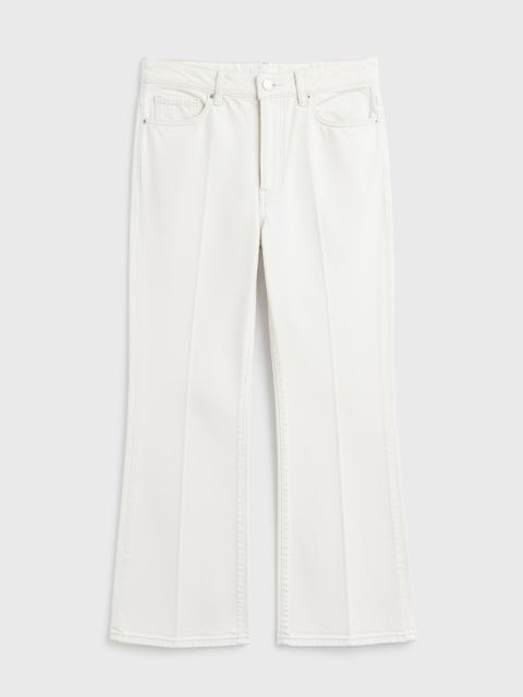 Kick flare denim off-white