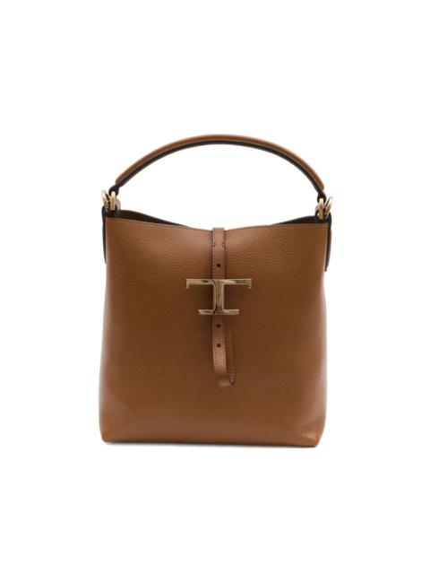 T Timeless leather tote bag