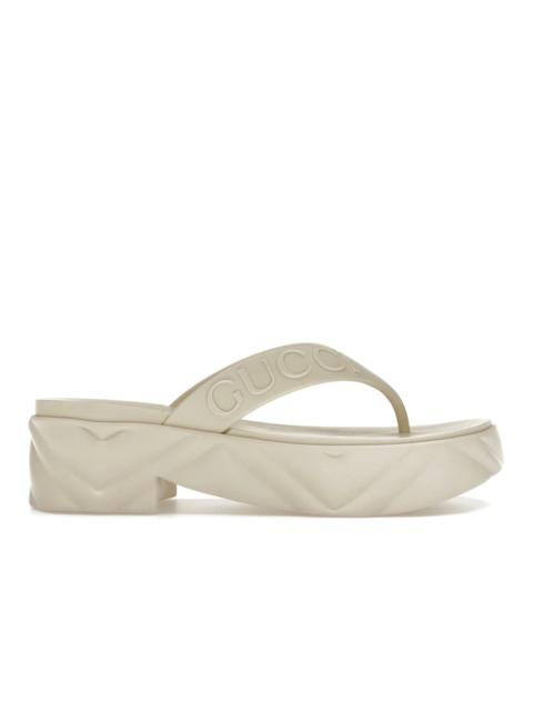 Gucci Thong Platform Sandal White (Women's)