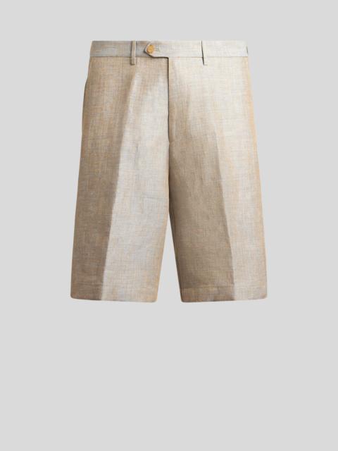 ROMA LINEN BERMUDA SHORTS