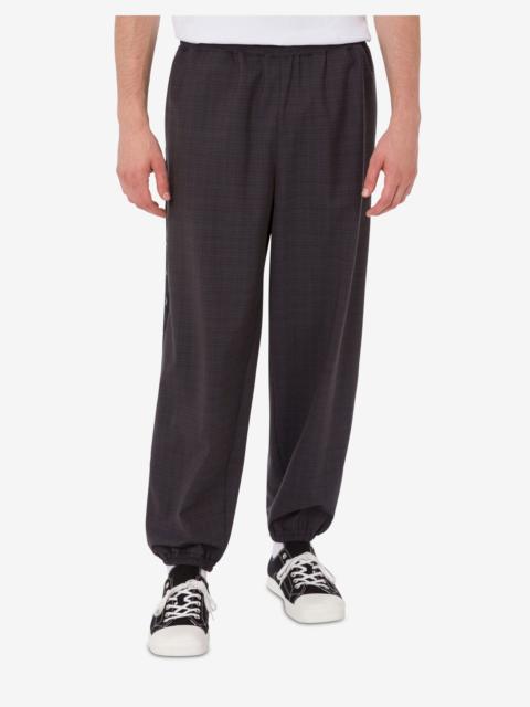 STRETCH WOOL BLEND TROUSERS