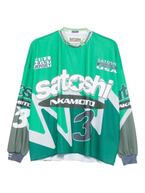 drop-shoulder T-shirt