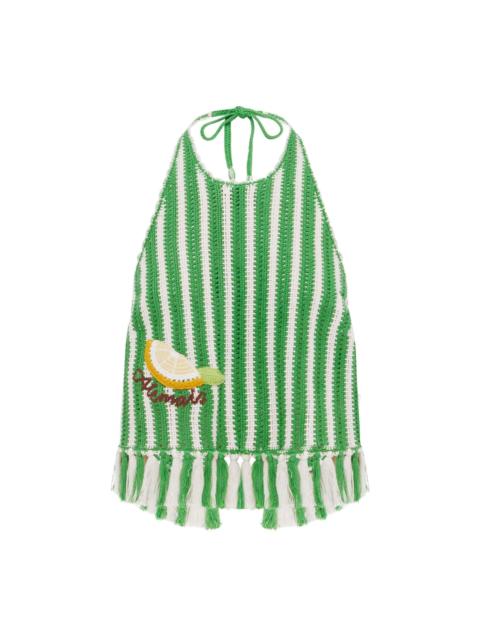 Sundae Green Halter Top Exclusive