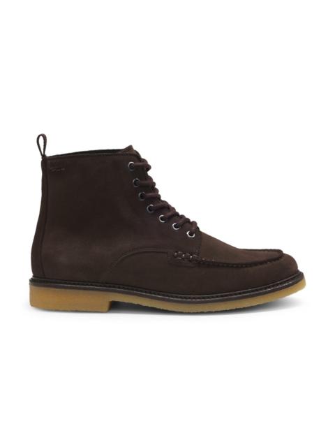 CREPE-OUTSOLE HALF BOOTS IN SUEDE