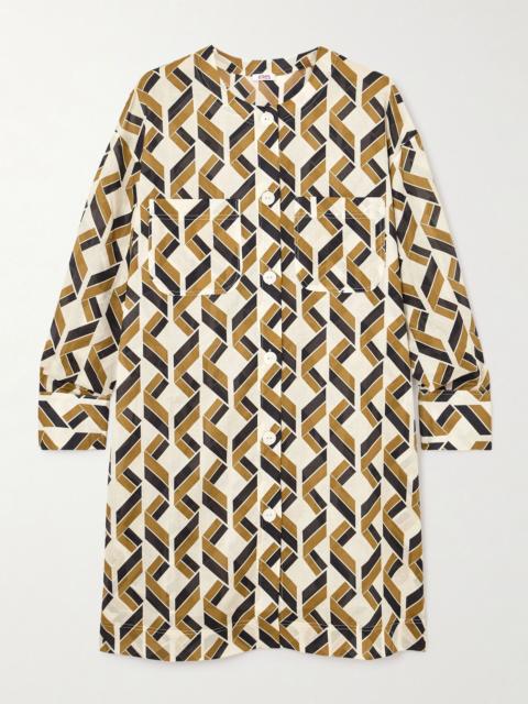 Espace printed cotton-voile shirt Multi