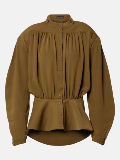 re/edit Hiver Russe crêpe twill blouse