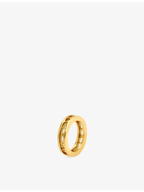 B.zero1 18ct yellow-gold band ring