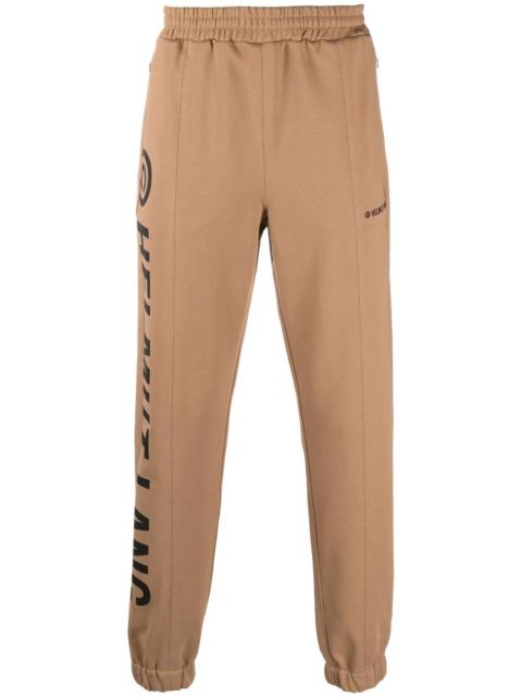 logo-print track pants