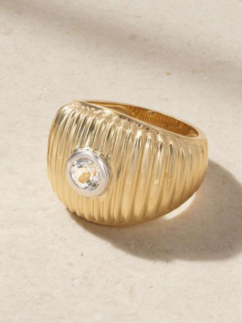 9-karat gold topaz ring Gold