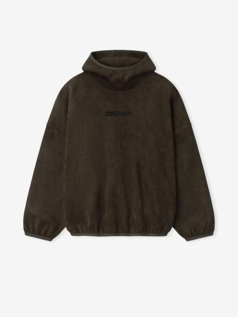 Suede Fleece Modern Hoodie