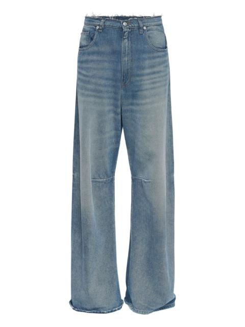 Mm6 Maison Margiela Frayed Jeans
