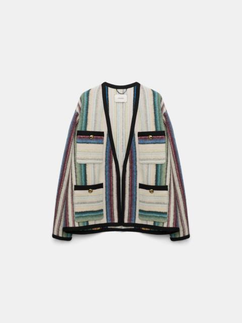 STRIPED COMFORT jacket