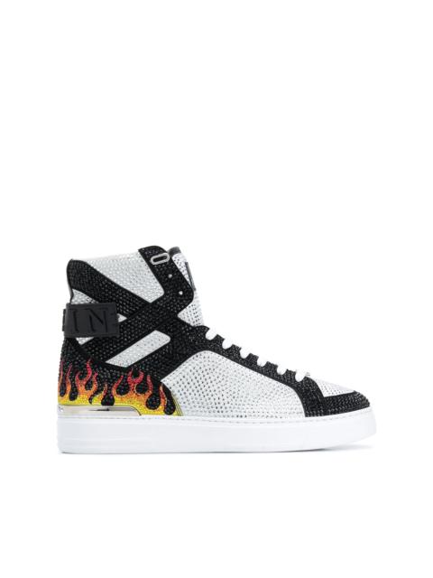 Money Beast high-top sneakers