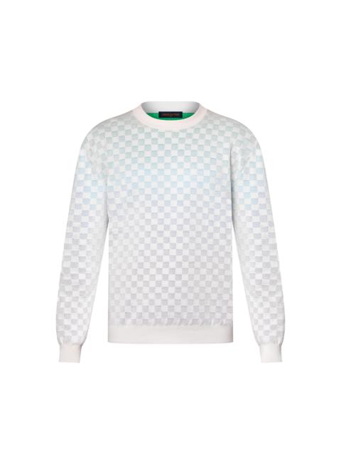 Damier Gradient Jacquard Pullover
