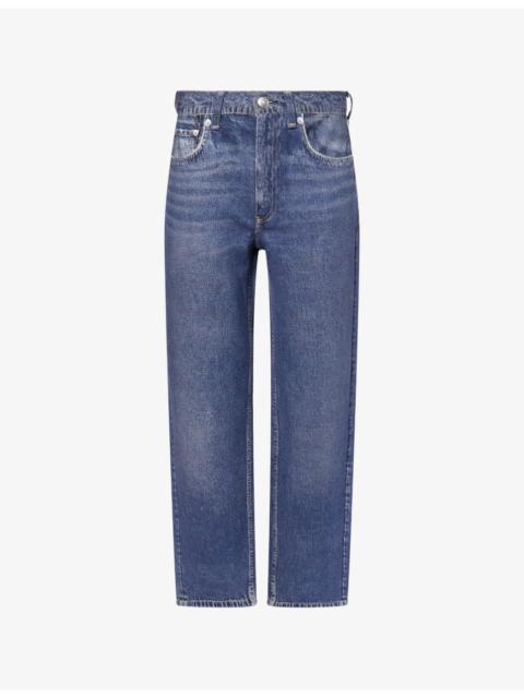 Lotta Ankle Wide-Leg Denim Jeans