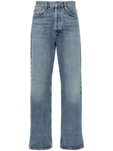 Fran mid-rise straight-leg jeans