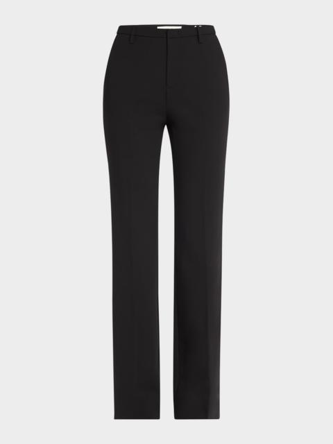 Mid-Rise Tailored Flare Pants